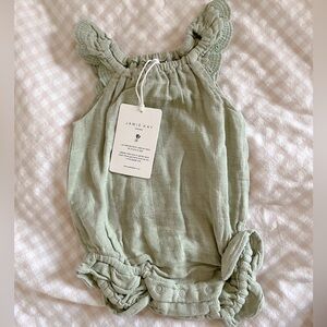 Jamie Kay muslin ruffle play suit